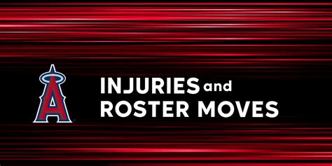 The Angels' injury and roster move page will be updated throughout the offseason. Players currently on the 60-day injured list must be added back to the 40 …